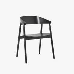 Andersen Furniture AC2 Stol Sort Mat Lakeret Bøg