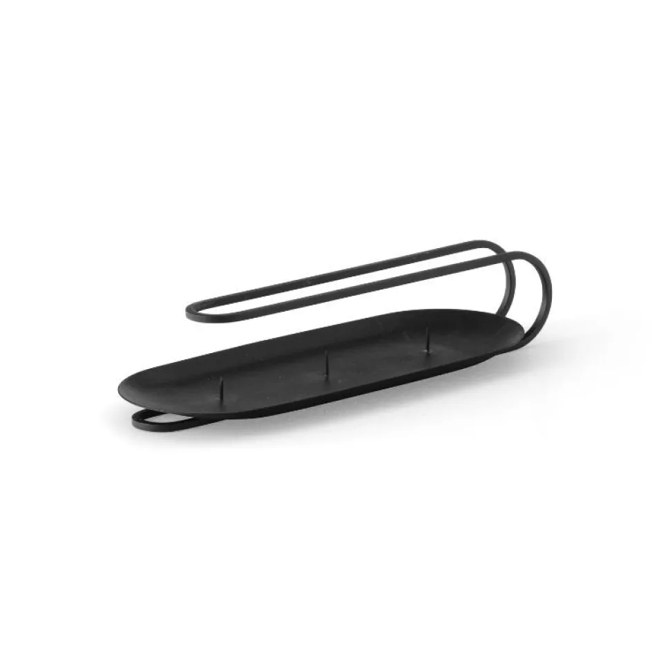 Audo Copenhagen Clip Table Candle Holder 3-Arm Black