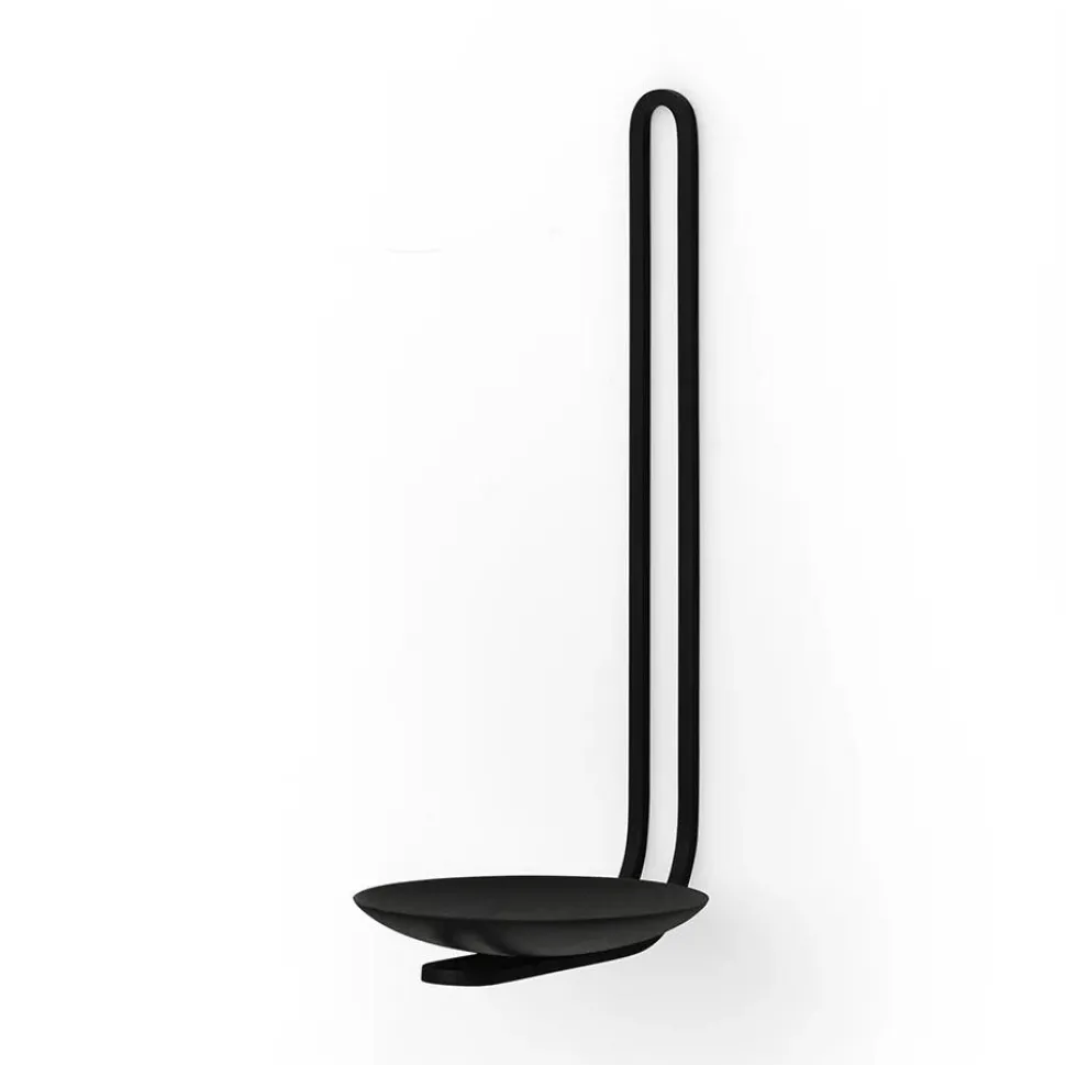 Audo Copenhagen Clip Wall Tealight Candle Holder Black