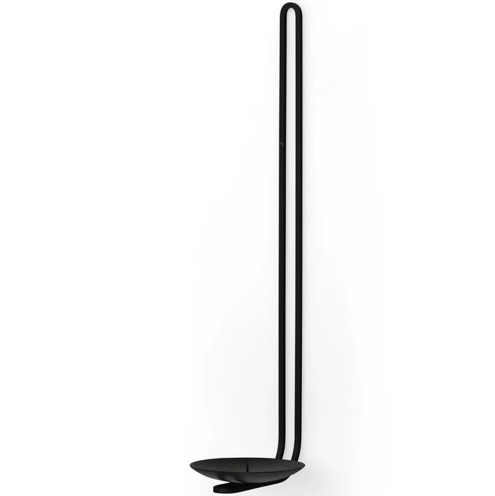 Audo Copenhagen Clip Wall Candle Holder Black