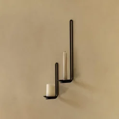 Audo Copenhagen Clip Wall Candle Holder Black
