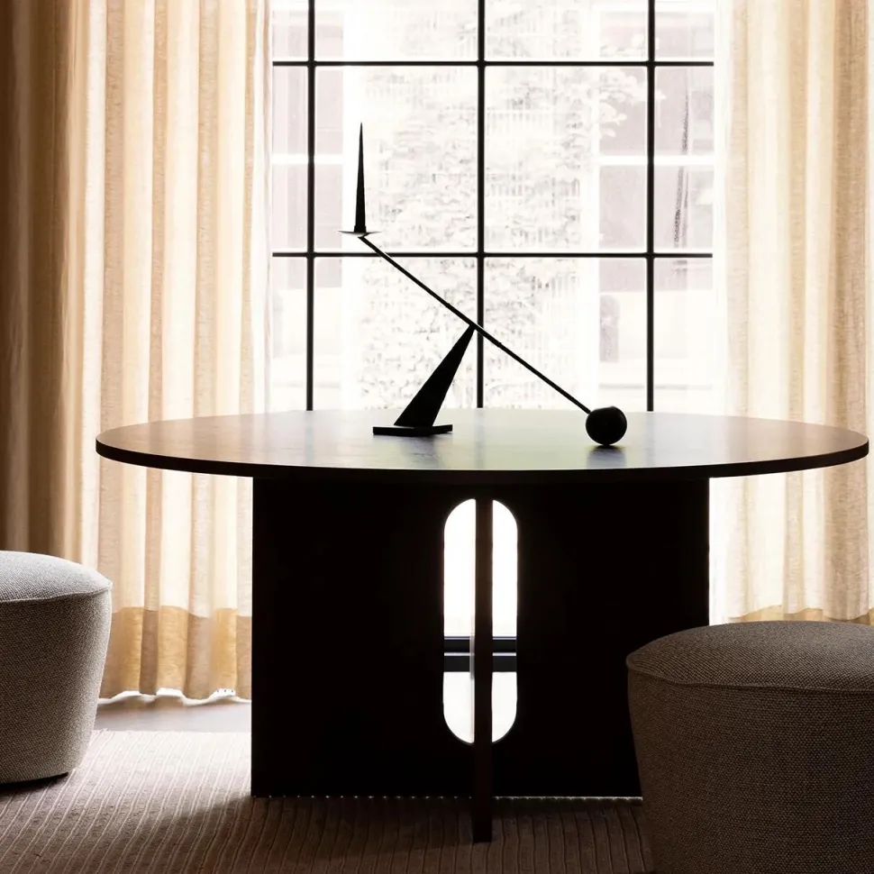 Audo Copenhagen Interconnect Candle Holder Large Black