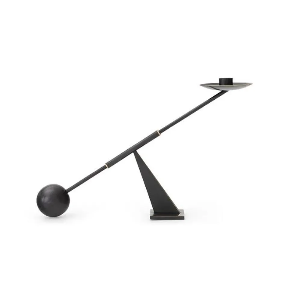 Audo Copenhagen Interconnect Candle Holder Bronzed Brass Small