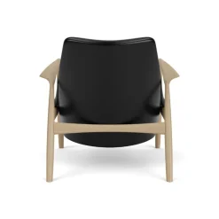 Audo Copenhagen The Seal Lounge Chair Eg / Sort Dakar Læder