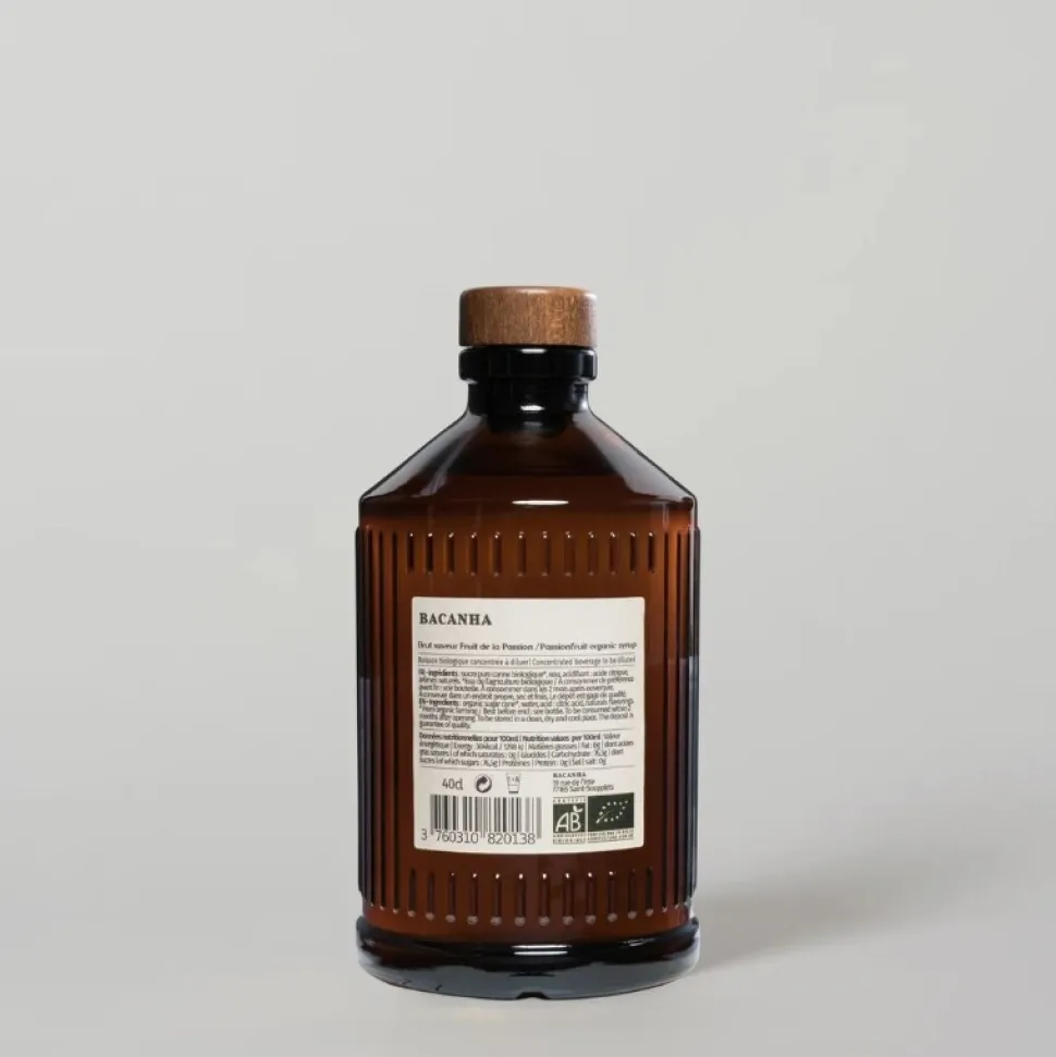 BACANHA Brut Passion Fruit Syrup Organic