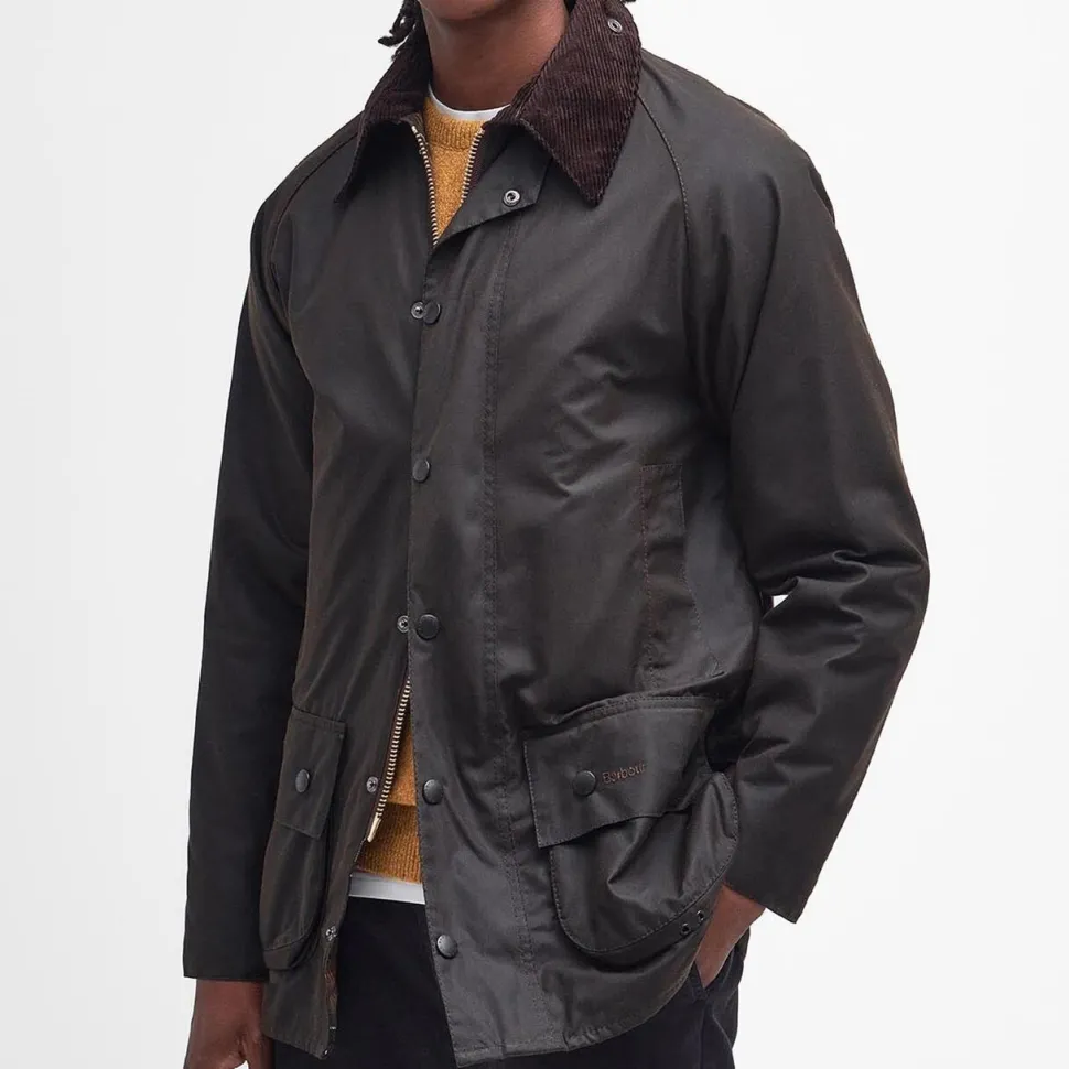 Barbour Classic Beaufort Waxed Jacket Olive
