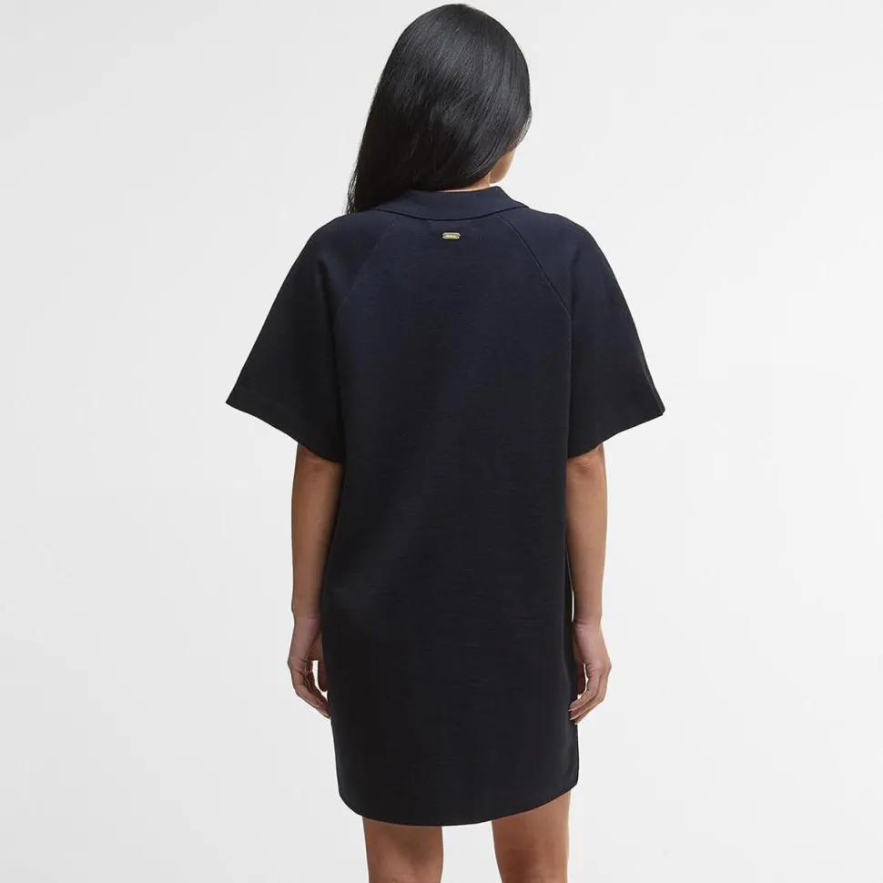 Barbour Grace Knitted Midi Dress Navy