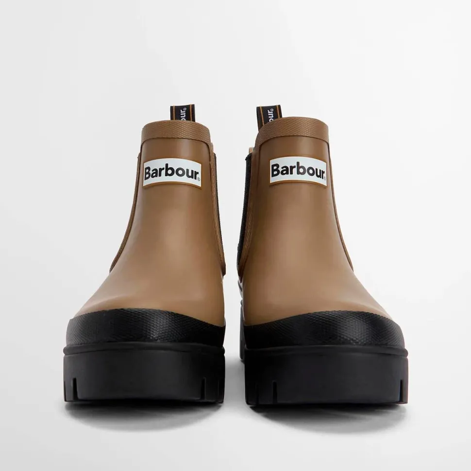 Barbour Halton Ankle Wellingtons Military Brown/Black