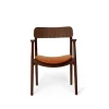 Bent Hansen Asger Spisebordsstol Eg/Røget Cognac Zenso 2 Læder