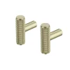 Blomus Rof Wall Hooks Elongated Brass