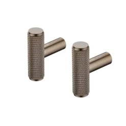 Blomus Rof Wall Hooks Elongated Burned Metal