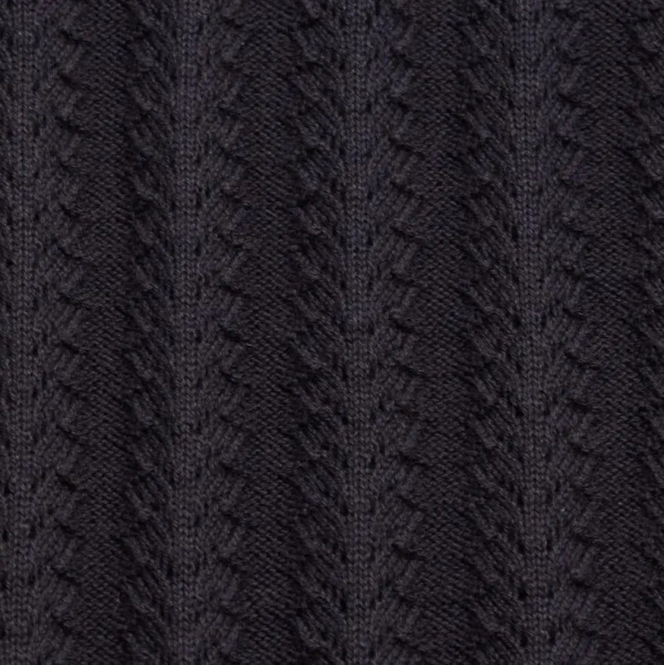 Blue De Génes Compra Open Polo Knit Dark Navy