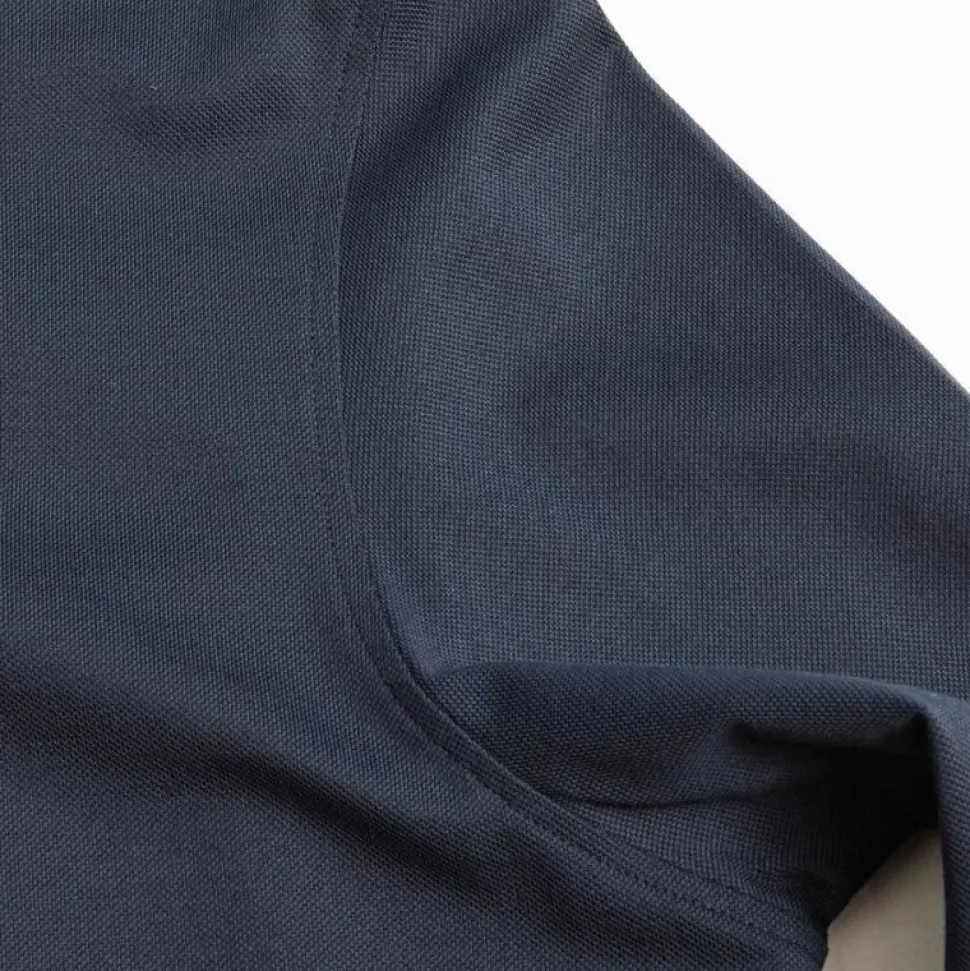 Blue De Gênes Luccio Dry Shirt Navy