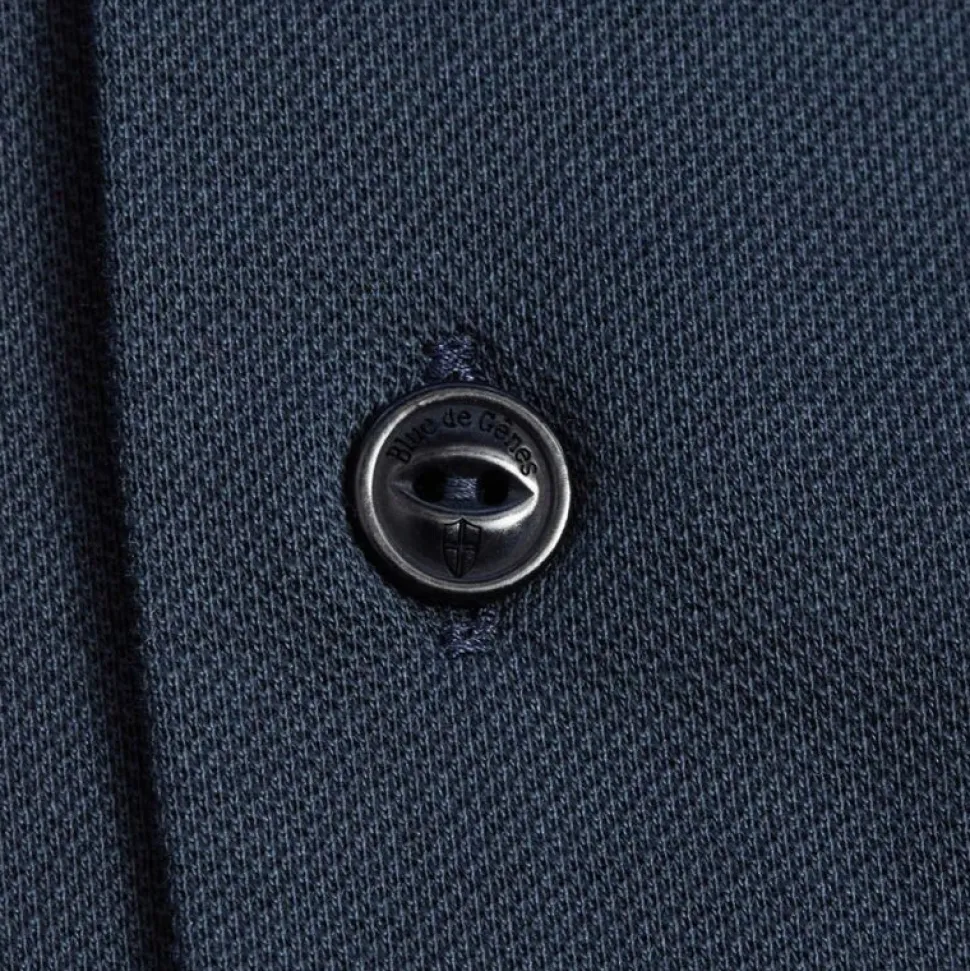 Blue De Gênes Luccio Dry Shirt Navy