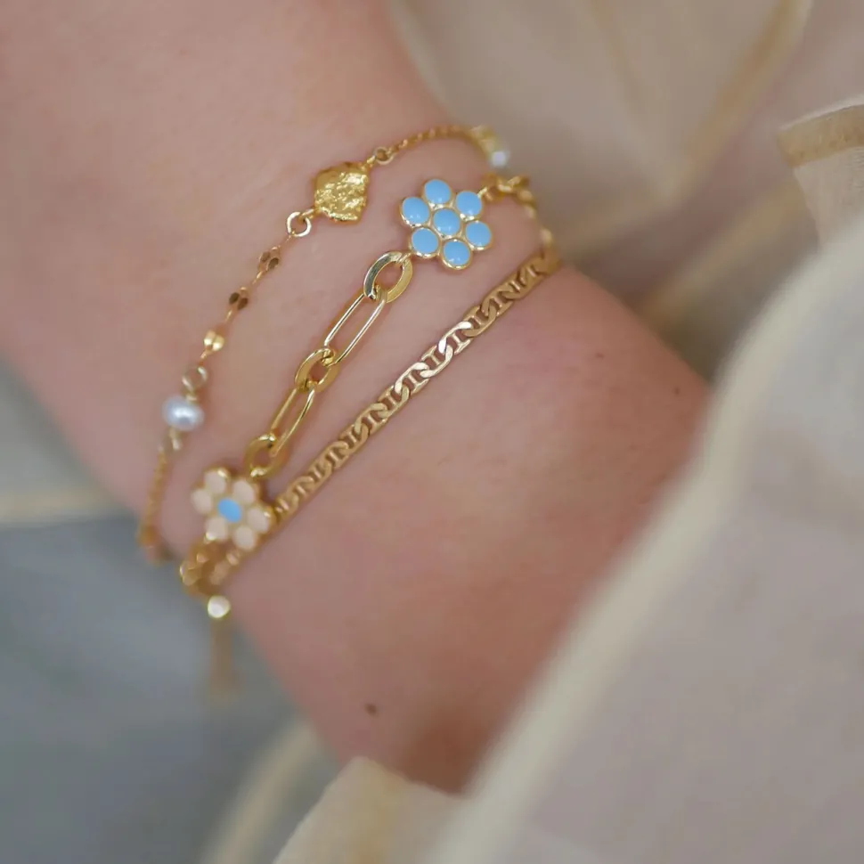 Enamel Copenhagen Bracelet Elie Gold-Plated
