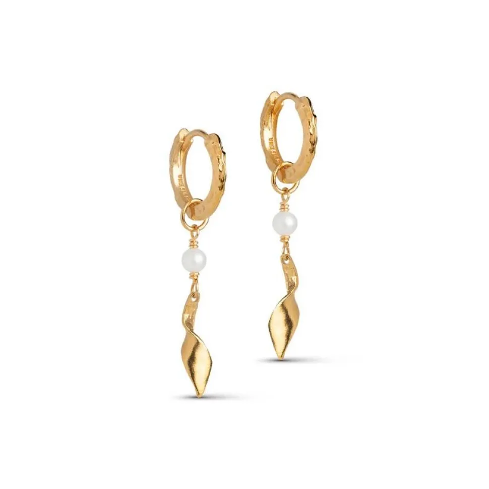 Enamel Copenhagen Hoops May Gold-Plated