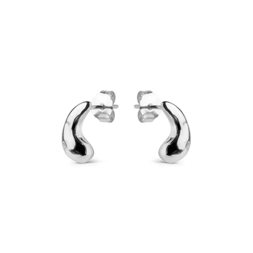 Enamel Copenhagen Studs Nima Silver