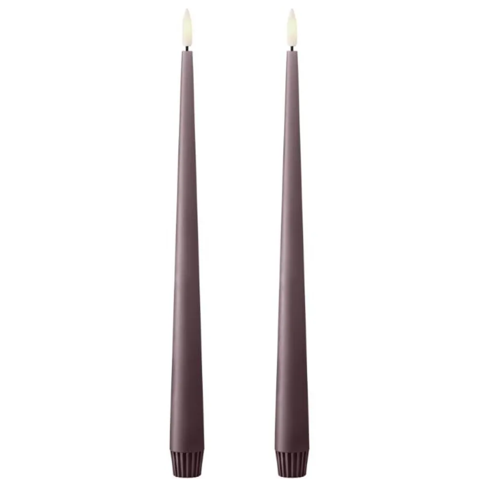 Ester & Erik LED Stagelys Winter Rose (2 stk)