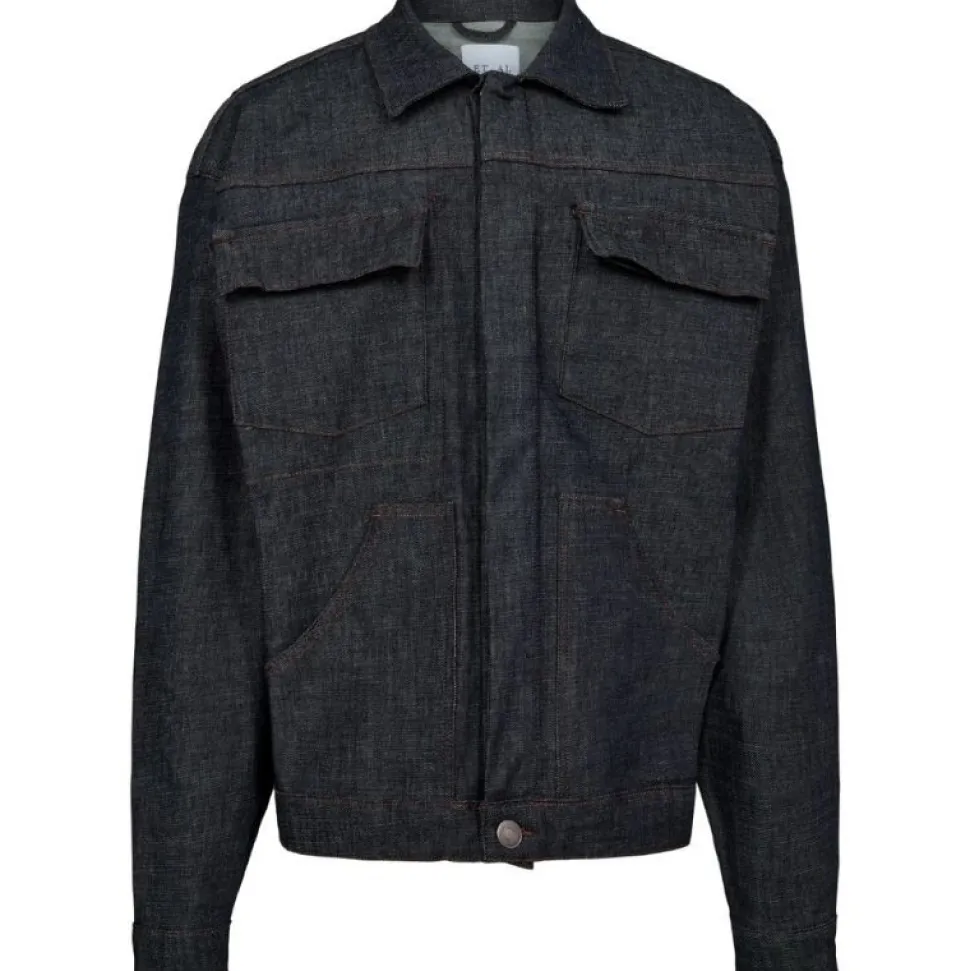 ET AL Driver Jacket Raw Denim Dark Blue