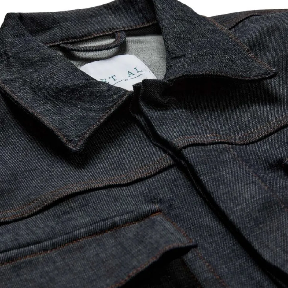ET AL Driver Jacket Raw Denim Dark Blue