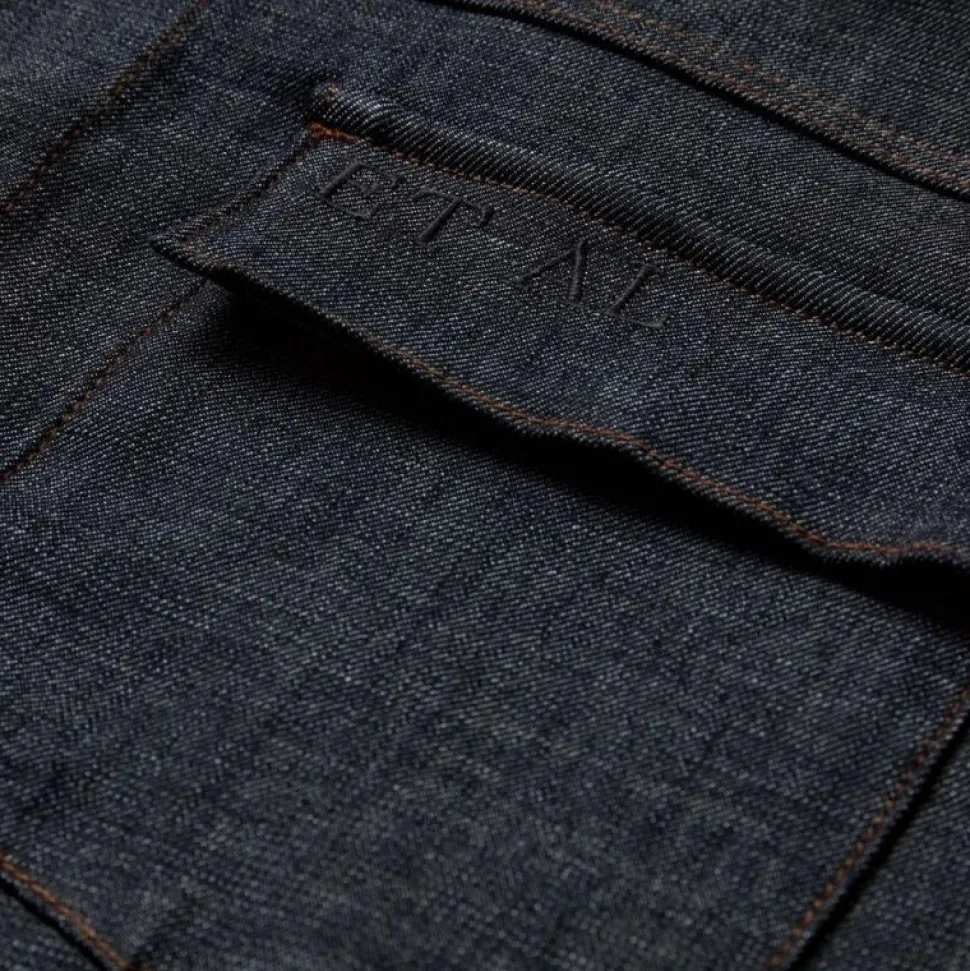 ET AL Driver Jacket Raw Denim Dark Blue