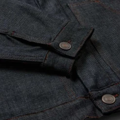 ET AL Driver Jacket Raw Denim Dark Blue