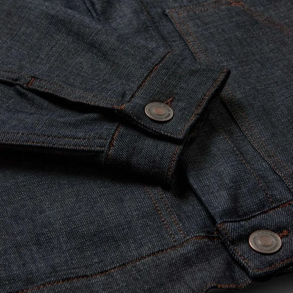 ET AL Driver Jacket Raw Denim Dark Blue