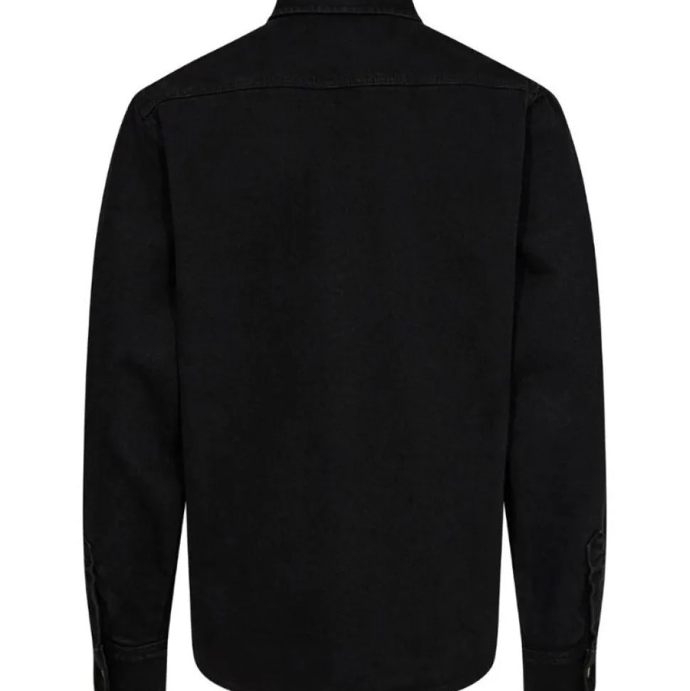 ET AL Worker Denim Shirt Black