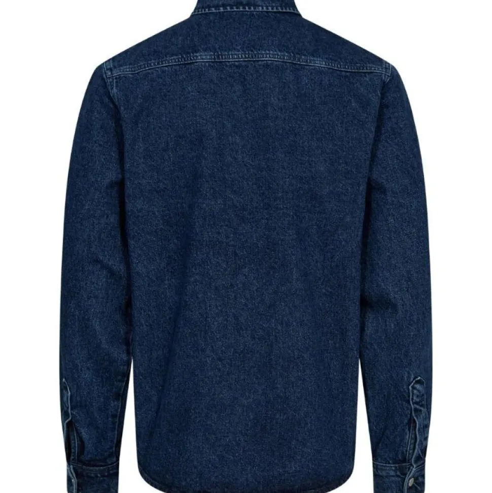 ET AL Worker Denim Shirt Navy