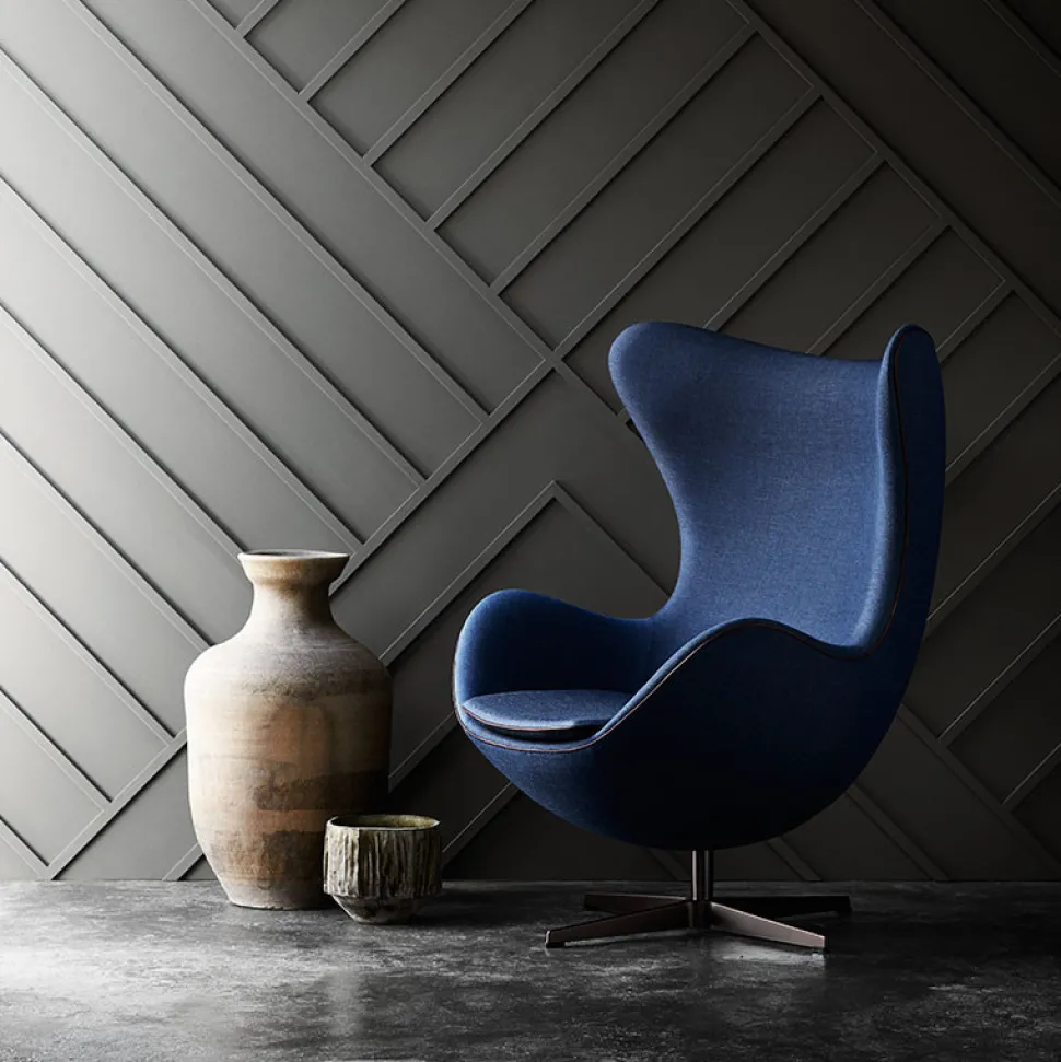 Fritz Hansen 3316 Ægget Lænestol Stof