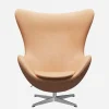 Fritz Hansen 3316 Ægget Natural Læder