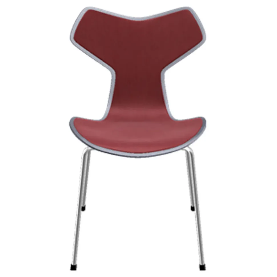 Fritz Hansen 3130 Grand Prix Stol Forsidepolstret Læder