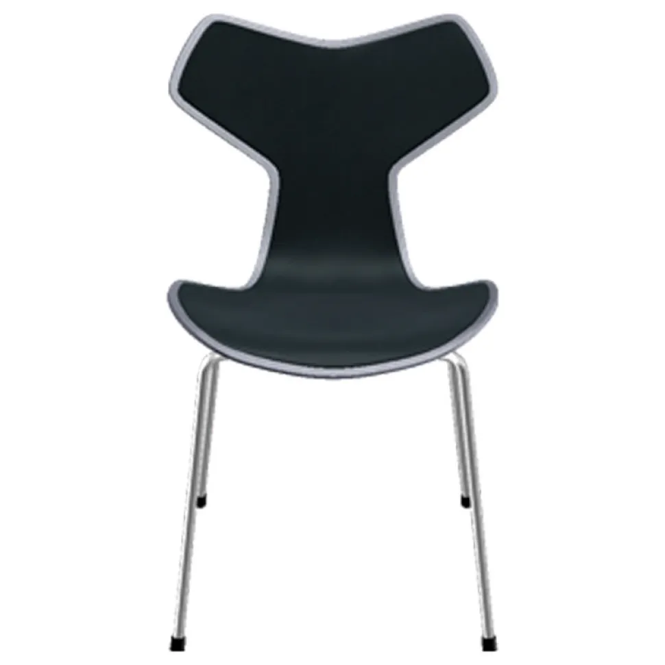 Fritz Hansen 3130 Grand Prix Stol Forsidepolstret Læder