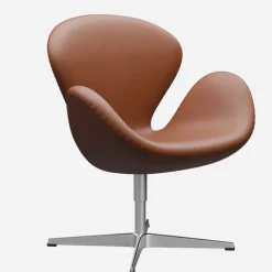 Fritz Hansen 3320 Svanen Valnød Essential Læder