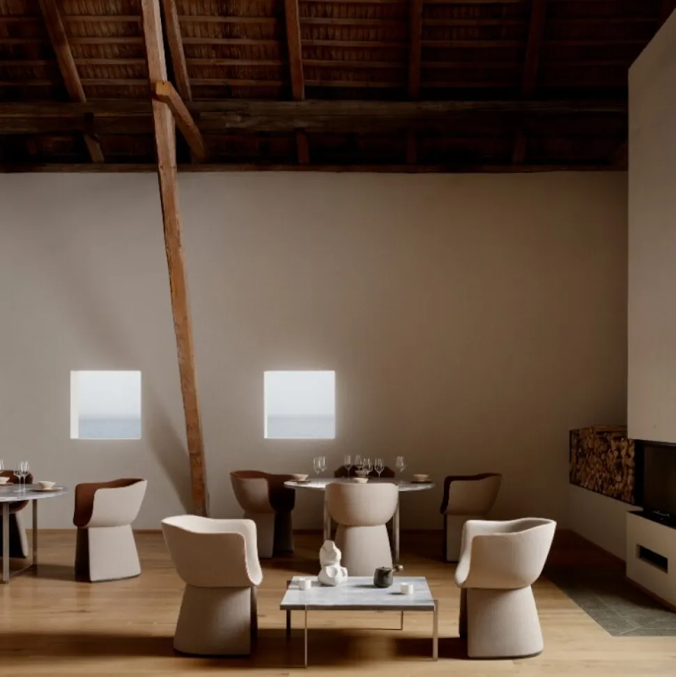 Fritz Hansen CM231 Monolit Lounge Chair Quay 035 / Natur Læder