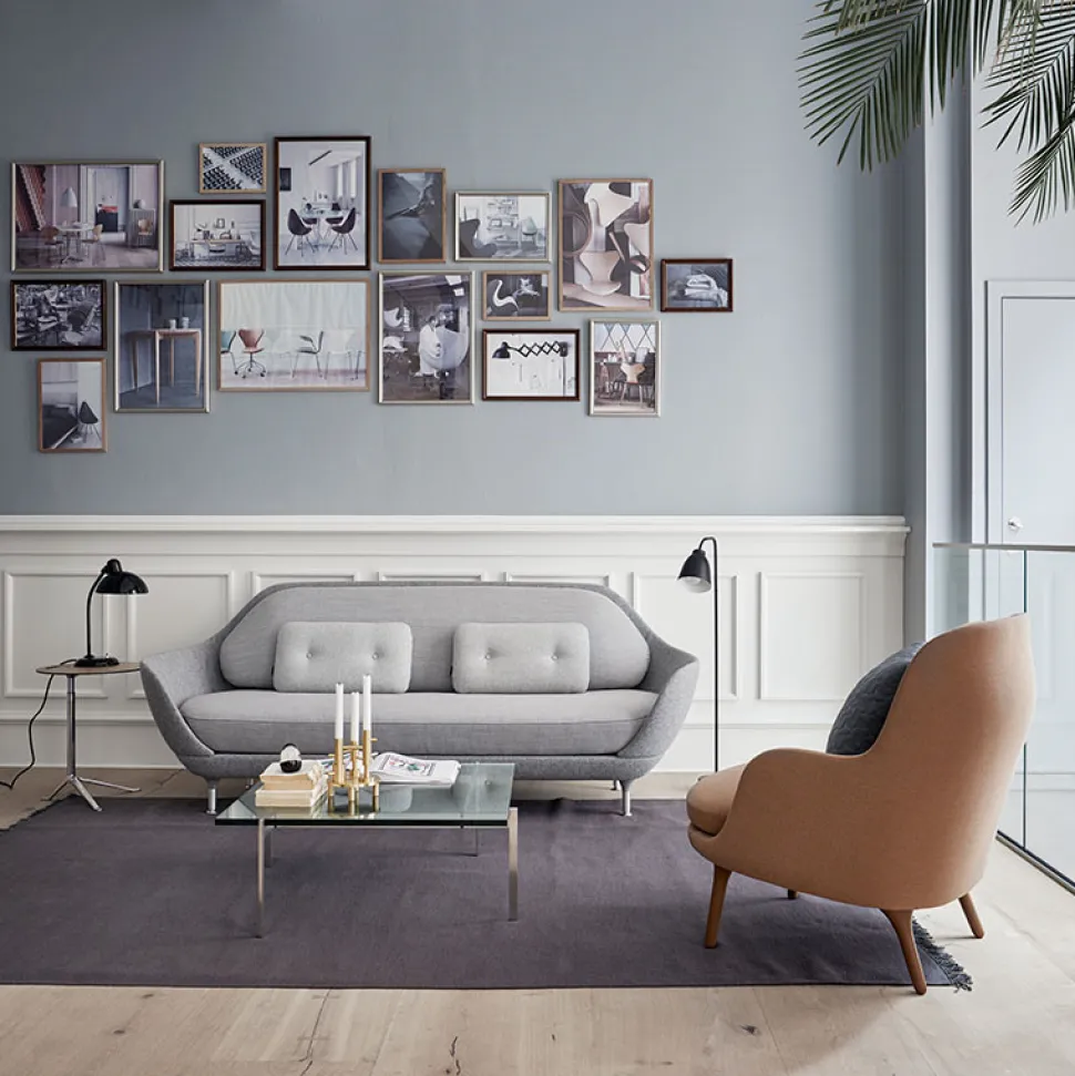 Fritz Hansen JH3 Favn Sofa Stof