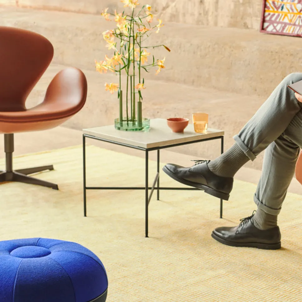Fritz Hansen Pouf Small Ultra Marine