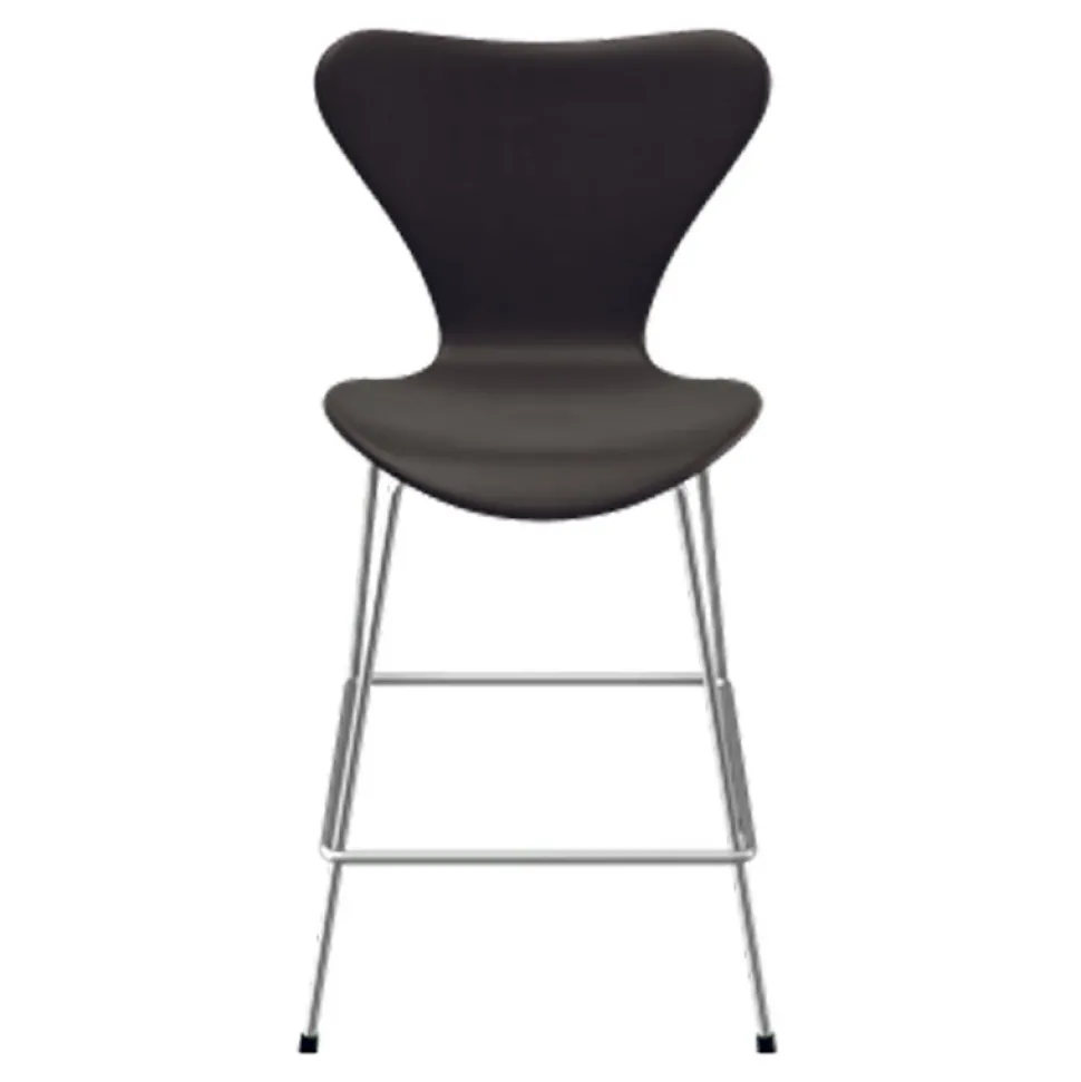 Fritz Hansen Serie 7 Lav Barstol Læder