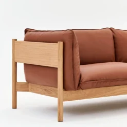 Hay Arbour 2-Pers. Sofa Olieret Eg & Cognac Nevada Læder