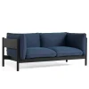 Hay Arbour 2-Pers. Sofa Sortlakeret & Steelcut Trio 796
