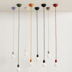 HAY Common Pendant Cord Set Soft Clay White