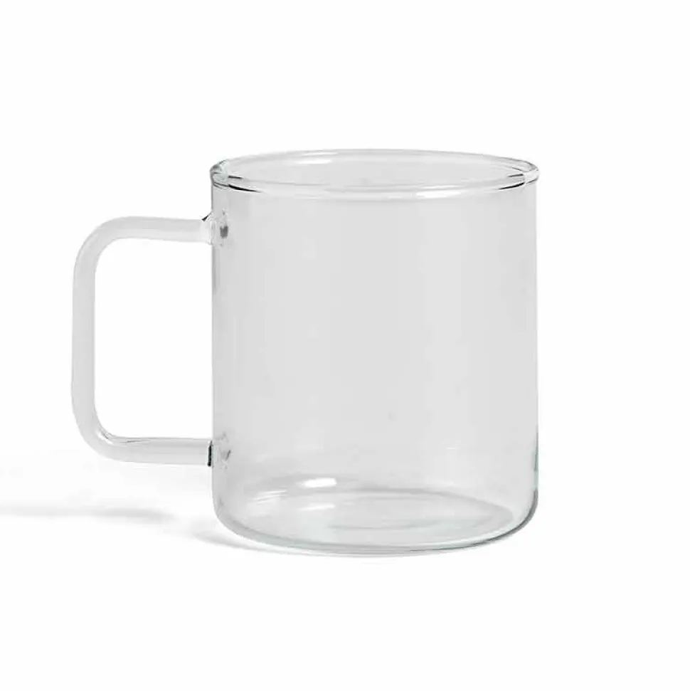 HAY Glass Coffee Mug M Clear