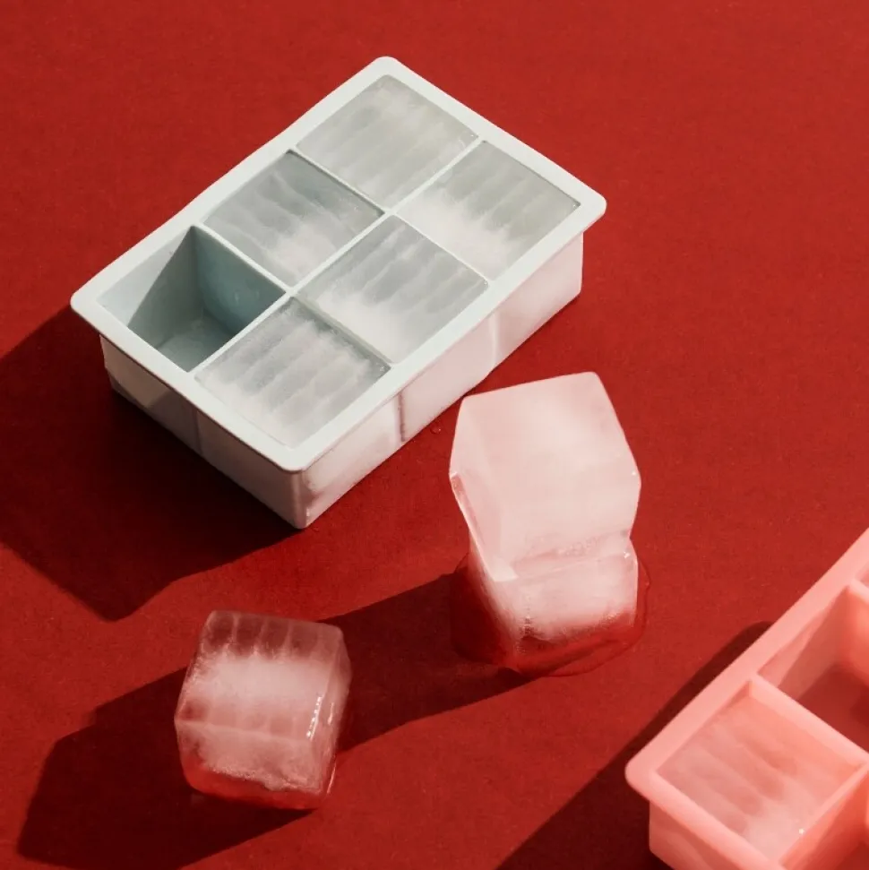 HAY Ice Cube Tray-6 Cubes XX-Large-Ice blue
