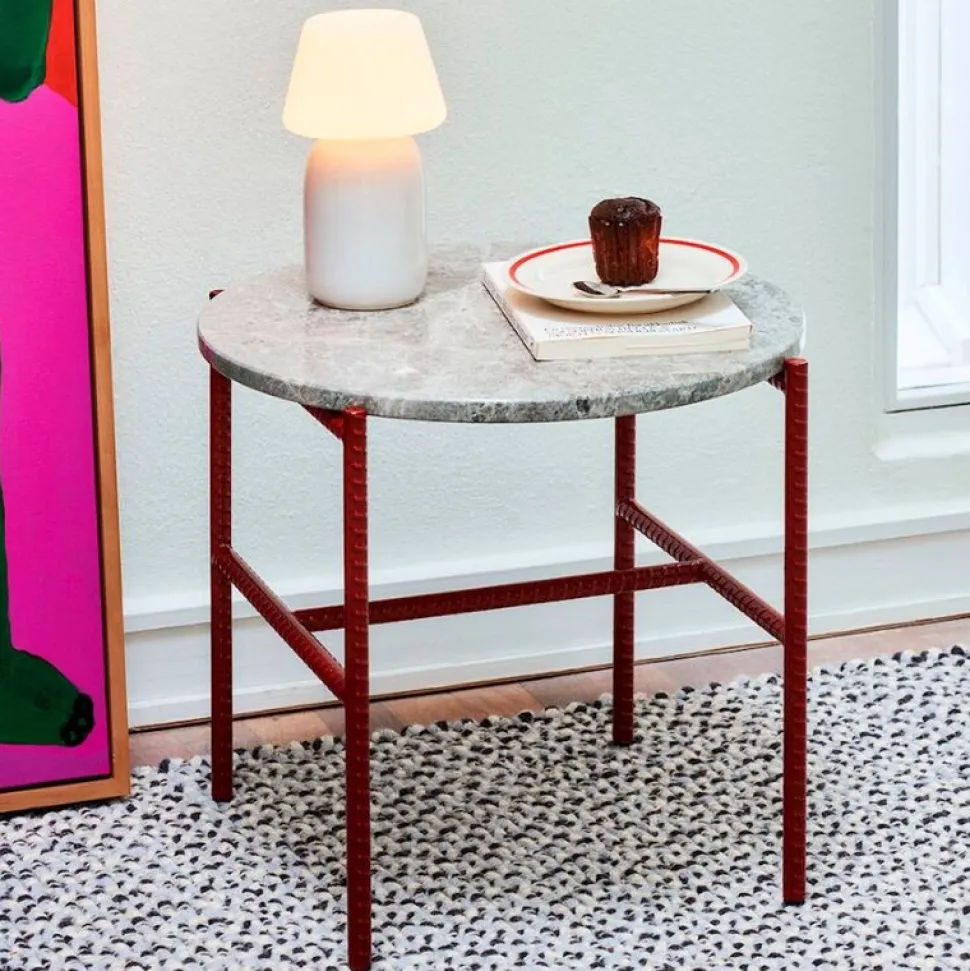 Hay Rebar Sidebord Ø45 Barn Red & Grey