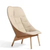 Hay Uchiwa Quilted Loungestol Lakeret Eg & Bolgheri