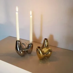Hein Studio Unity Candleholder Gold