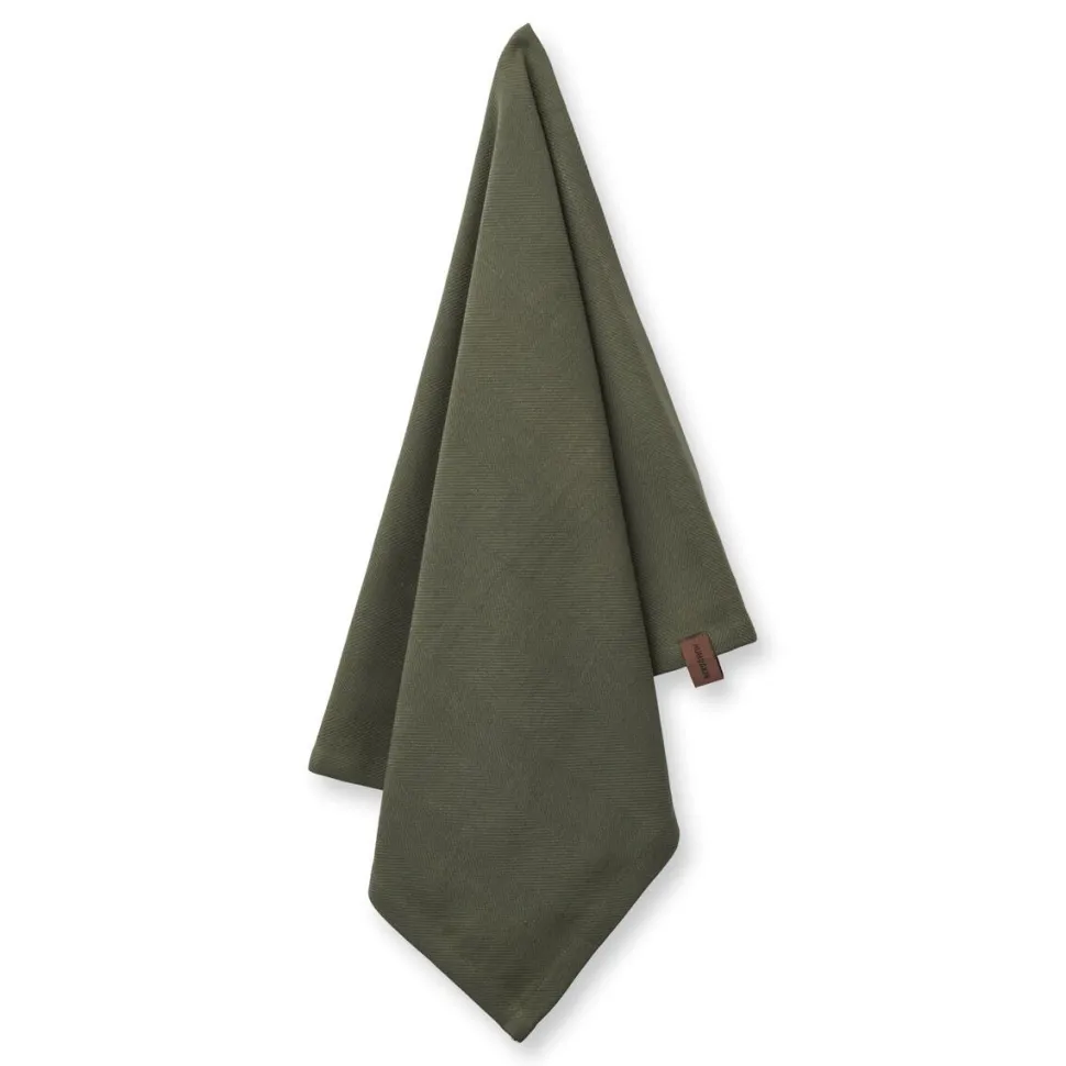 Humdakin Organic Tea Towel Evergreen