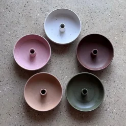 Julie Damhus Studio Oda Lysestage Skål Stor Grøn