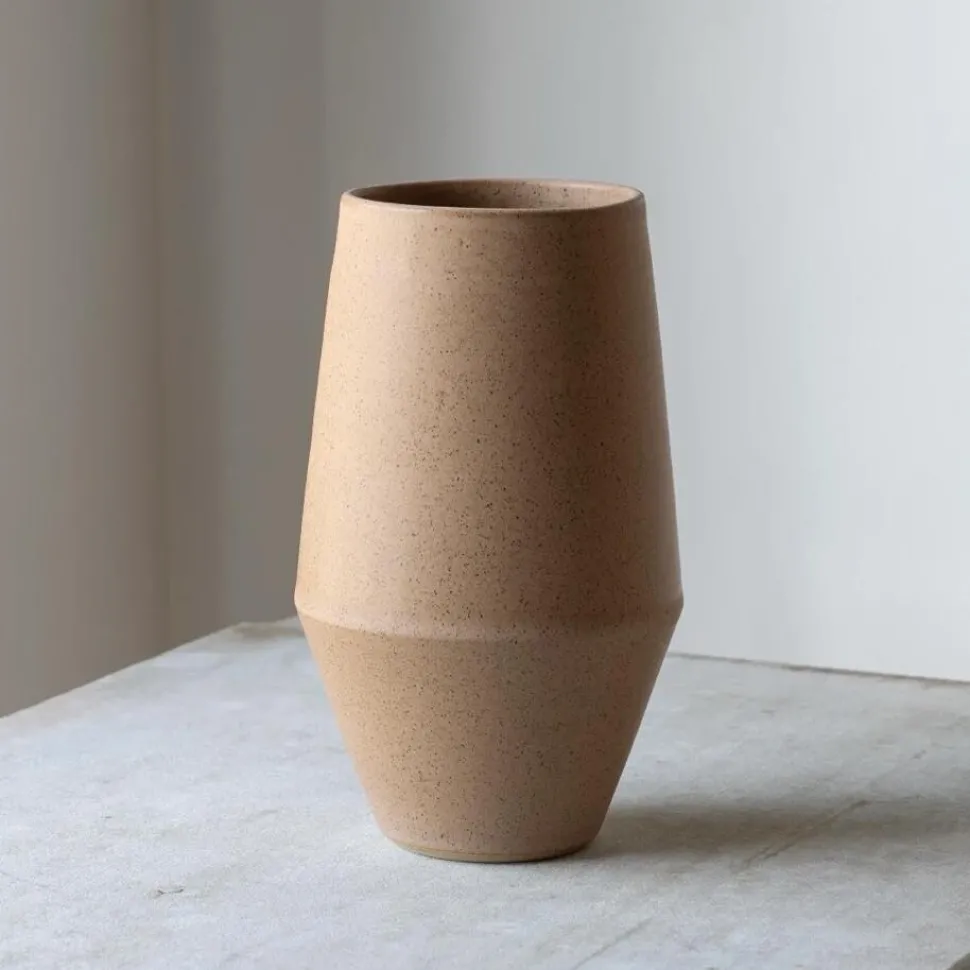 Julie Damhus Studio Oda Vase Beige Stor