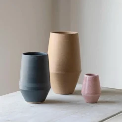 Julie Damhus Studio Oda Vase Beige Stor